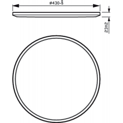 PLAFON SuperSlim CL 27k 36W 8719514327146 PHILIPS