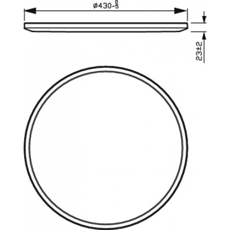 PLAFON SuperSlim CL 27k 36W 8719514327146 PHILIPS