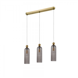 PIEGA 3 lampa wisząca LP-939/3L smoked LIGHT PRESTIGE