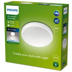 PLAFON LED DORIS 6W 4000K PHILIPS OŚWIETLENIE OGRÓD...