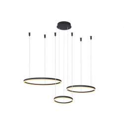 AZ4972 HALO PENDANT  80+60+40 CCT BK  + PILOT LAMPA...