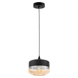 LDP 6808 (BK) LAMPA WISZĄCA LOFT INDUSTRIALNA CZARNA BARLET