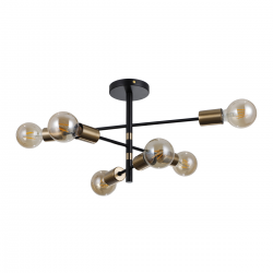 Piansi lampa wisząca PND-4025-6-BL-HBR  ITALUX