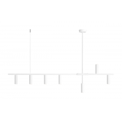 1104T - LAMPA WISZACA TREVO 7 ALL WHITE - ALDEX