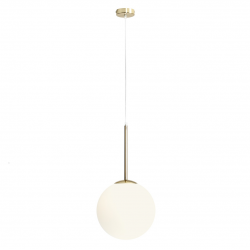 1087G30 - LAMPA WISZĄCA BOSSO GOLD - ALDEX