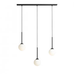 1087E_1 - LAMPA WISZĄCA BOSSO 3 BLACK - ALDEX