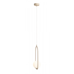 1086G17 - LAMPA WISZĄCA RIVA BEIGE - ALDEX
