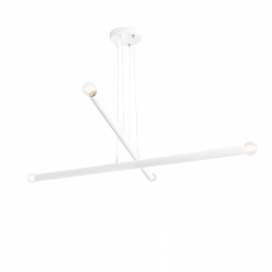 1072L - LAMPA WISZĄCA TUBO 4 WHITE - ALDEX