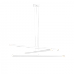 1072K - LAMPA WISZĄCA TUBO 6 WHITE - ALDEX