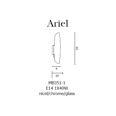 ARIEL KINKIET AZZARDO MB351-1