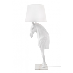 JB001S.WHITE - Lampa podłogowa KOŃ HORSE STAND S biała -...