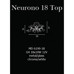 NEURONO 18 TOP PLAFON AZZARDO MD 6199-18