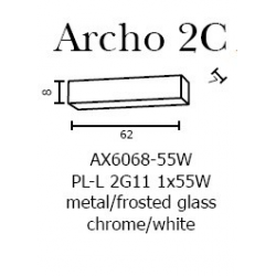 ARCHO 2C KINKIET AZZARDO AX6068-55W
