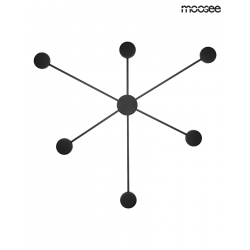 MSE010100247 - MOOSEE lampa ścienna SHADOW 6 CLOSE czarna...