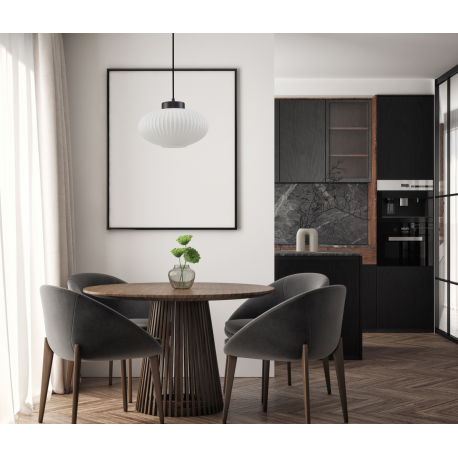 GROSTE lampa wisząca PND-52376-1-BK ITALUX SZKŁO