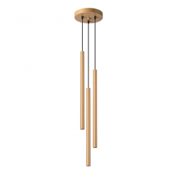 SL.1172 - Lampa wisząca PASTELO 3P złota - SOLLUX