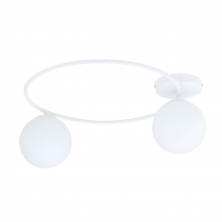 1258/2 - Lampa sufitowa  SOPRA 2 WH OPAL - EMIBIG