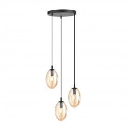 1267/3PREM - Lampa wisząca ASTRAL 3 BL PREMIUM MIODOWY -...