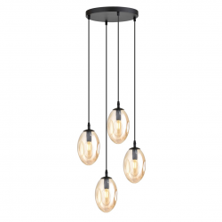 1267/4PREM - Lampa wisząca ASTRAL 4 BL PREMIUM MIODOWY -...