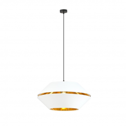 1182/1 - Lampa wisząca  PIANO 1 WHITE/GOLD  - EMIBIG