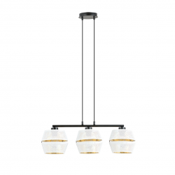 1184/3 - Lampa wisząca  MALIA 3 WHITE/GOLD  - EMIBIG
