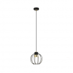 1200/1 - Lampa wisząca AJAX 1 BLACK/GOLD - EMIBIG