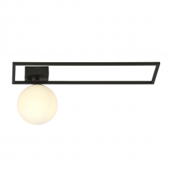 1130/1B - Lampa sufitowa  IMAGO 1B BLACK/OPAL - EMIBIG