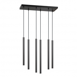 552/6 - Lampa wisząca  SELTER 6 BLACK - EMIBIG
