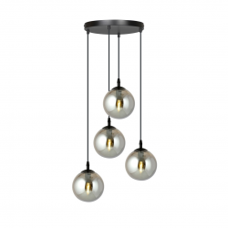 712/4PREM - Lampa wisząca  COSMO 4 BL PREMIUM GRAFIT -...