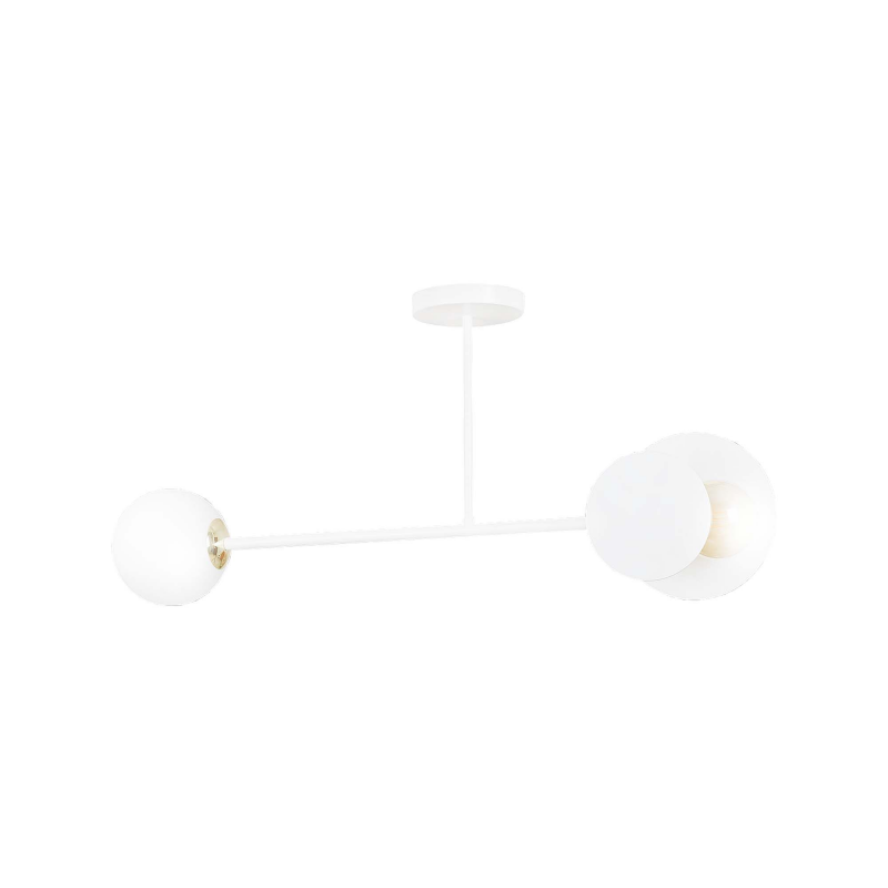 613/2 - Lampa sufitowa  MINERVA 2 WHITE - EMIBIG