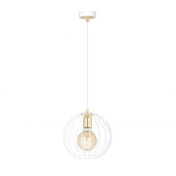 145/1 - Lampa wisząca ALBIO 1 WHITE - EMIBIG