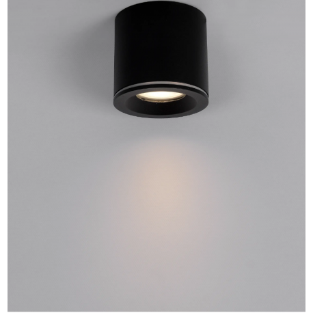 Tubka Luna 1xGU10 Czarna IP65 CL0103-BK YASKR