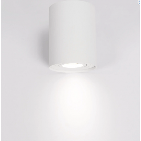 Tubka Leila 1xGU10 Biała CL0101-WH YASKR