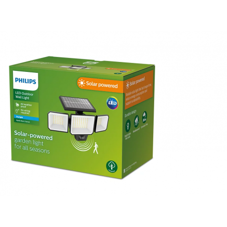 8720169269156 Nysil Security 8.7W 50K BL 06 LAMPA ZEWNĘTRZNA OGRODOWA SOLARNA  PHILIPS