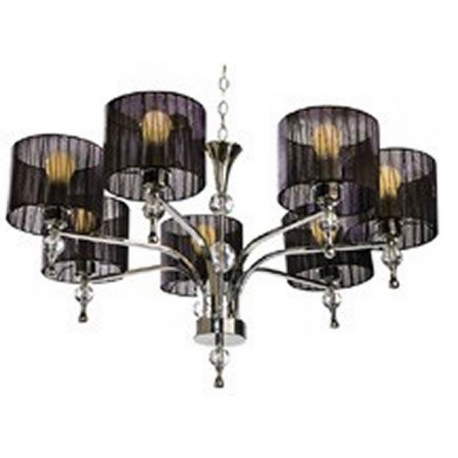 IMPRESS 7 LAMPA WISZĄCA AZZARDO 1976-7P BK