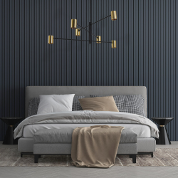 LP-731/6P GD SNOW 6 WISZĄCY ZŁOTY LIGHT PRESTIGE