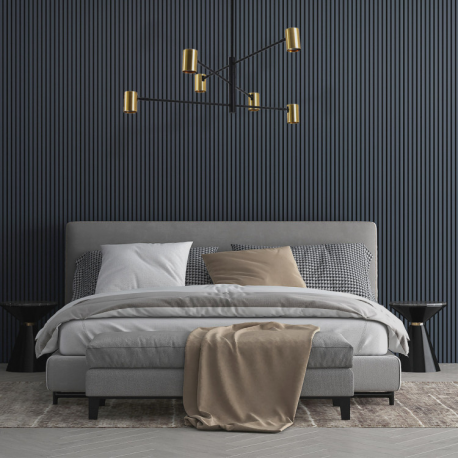 LP-731/6P GD SNOW 6 WISZĄCY ZŁOTY LIGHT PRESTIGE