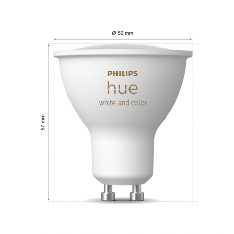 8720169229815  Inteligentny reflektor punktowy GU10 (3 szt.) PHILIPS HUE NOWOŚĆ