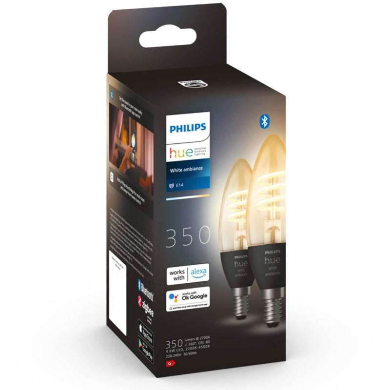 8719514411869 Inteligentna żarówka E14 świeczka (2 szt.) PHILIPS HUE