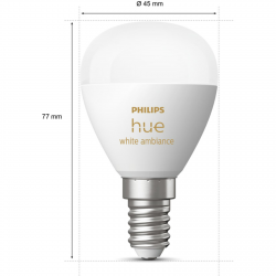 8719514491168 Inteligentna żarówka E14 kulka (2 szt.) PHILIPS HUE