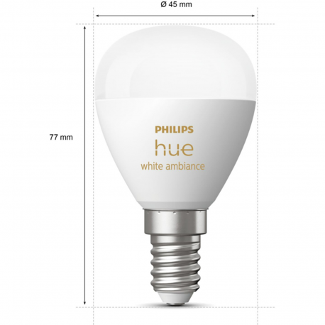 8719514491168 Inteligentna żarówka E14 kulka (2 szt.) PHILIPS HUE