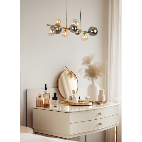 MD5918-10-EGN VILLA LAMPA WISZĄCA ZŁOTA/GOLD ZUMALINE