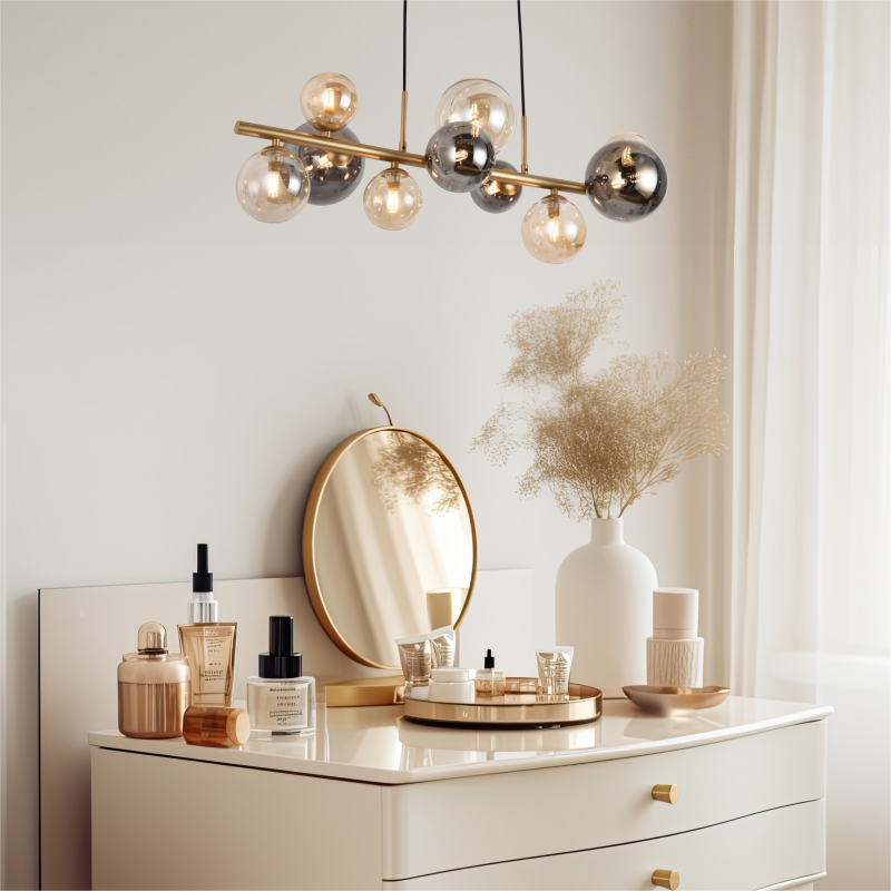 MD5918-10-EGN VILLA LAMPA WISZĄCA ZŁOTA/GOLD ZUMALINE