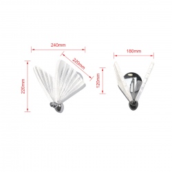 LP-1715/1W CH Mariposa kinkiet chrom LIGHT PRESTIGE