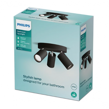 8720169299054 Sufitowy/ścienny reflektor punktowy Idris IP44 ŁAZIENKA PHILIPS