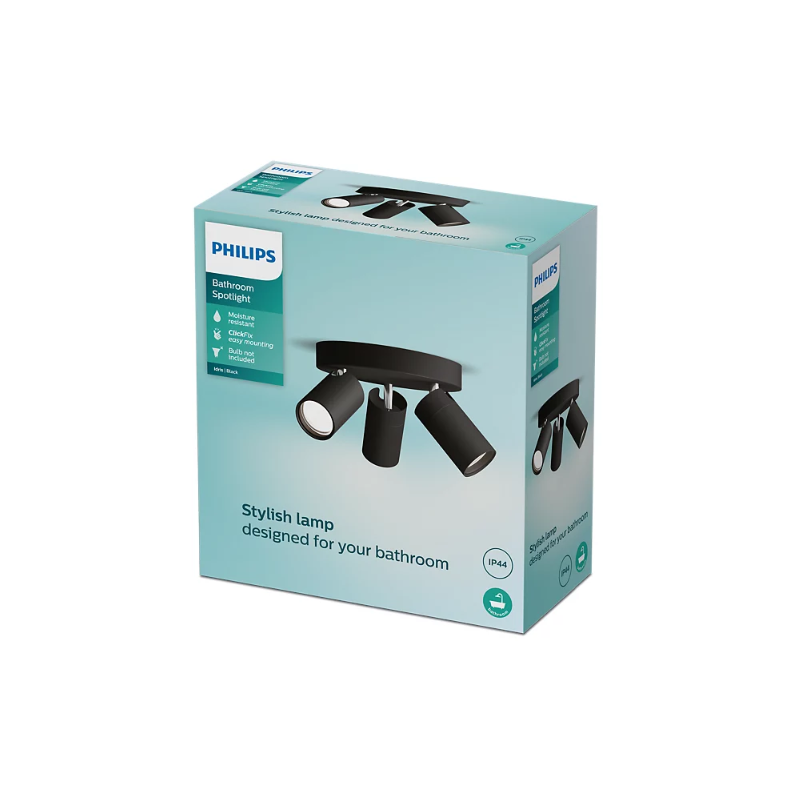 8720169299054 Sufitowy/ścienny reflektor punktowy Idris IP44 ŁAZIENKA PHILIPS