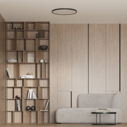 LP-2505/1C-30 BK Plafon California 30 cm czarny LED CCT Light Prestige