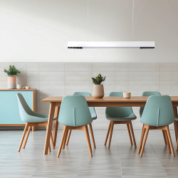 LP-1301/1P M WH Smart Lampa wisząca Cali M biała Tuya LED...