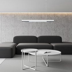 LP-1301/1P L WH Smart Lampa wisząca Cali L biała Tuya LED CCT Light Prestige