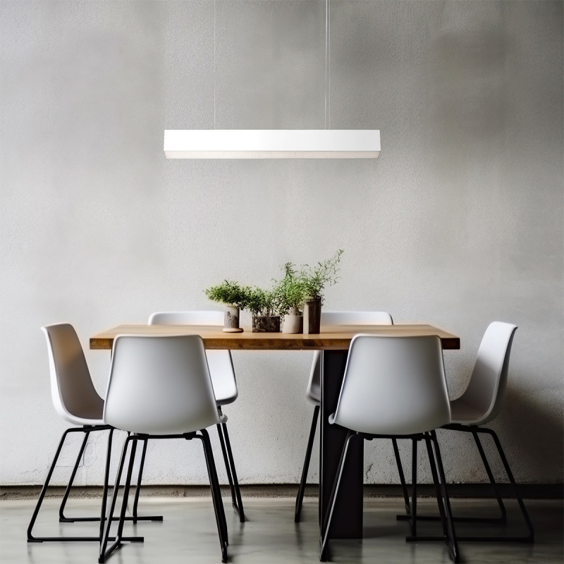 LP-1201/1P M WH Smart Lampa wisząca Mira M biała Tuya LED CCT Light Prestige